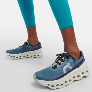On Running Women's Teal Blue Sneakers with White Sole